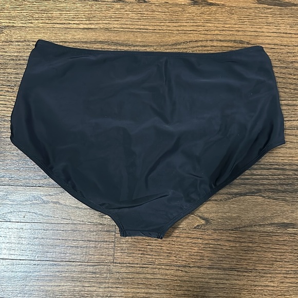 Women’s Black Swimsuit Panty Bikini Full Coverage Bottoms Size XXL - Picture 4 of 7
